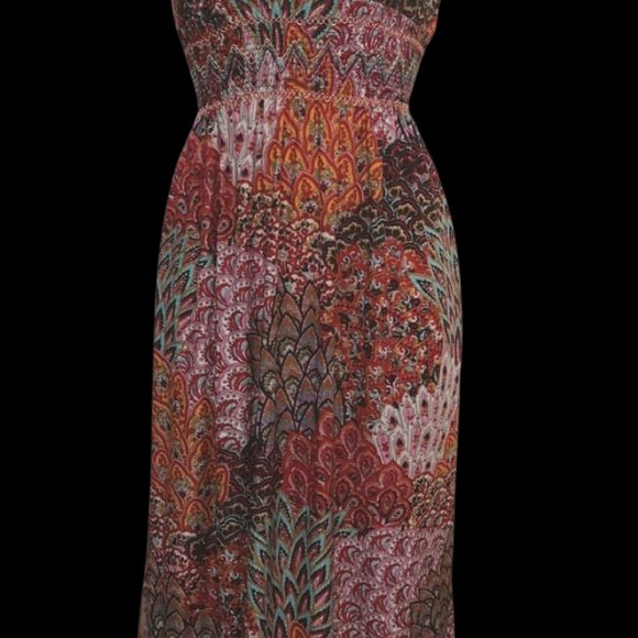 Maxi Dress. fall colours - Picture 2 of 3